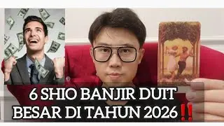 6 SHIO BANJIR DUIT GEDE DI TAHUN 2026 ‼️ DAPAT REJEKI NOMPLOK !!