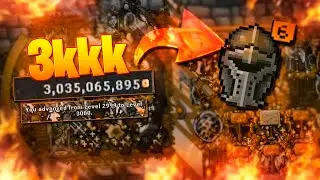 O LEVEL 3000 VEIO E QUASE FOI EMBORA! MUITA EMOÇÃO! EM PLENO 2026 AINDA EXISTE BOT 100% AFK NO TIBIA