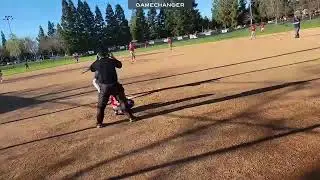 Batter reaches 1st on dropped 3rd strike 3/16/24