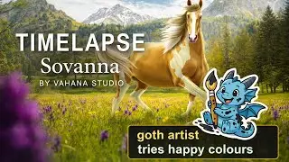 Timelapse | Equine Photomanipulation on Photoshop | Sovanna by Vahana Studio