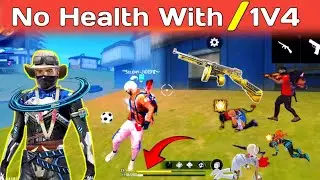 No Health With 1V4 | Free fire gameplay| Yogi gaming world||