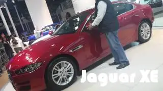 Jaguar Xe First look & Land Rover Discover - J&LR at AutoEXPO2016