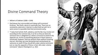 Lecture 10 Divine Attributes: Perfect goodness & A source of moral obligation