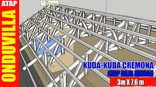 DESIGN KUDA   KUDA UNTUK ATAP ONDUVILLA #Part1