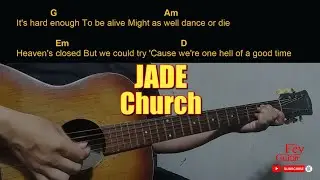 JADE - Church | Easy Guitar Chord & Lyrics cover 