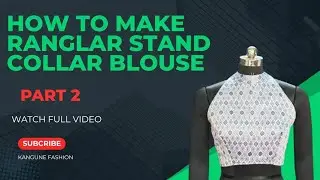 How to stich ranglar blouse #fashion #kangunefashion #blouse #dijainar #fashionstyle #youtubeshorts 