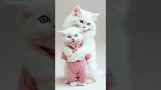 This Baby American cat 🌎 🇺🇸 Cat in Pink Pajamas Will Melt Your Heart!