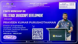 KickStart Your Dev Journey: Full Stack Ed | Praveen Kumar Purushothaman | SIT ACM Student Ch | Day 2