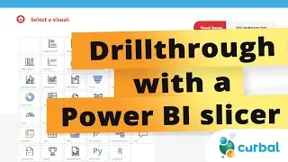 Детализация с помощью среза Power BI
