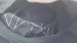 Put on inside-out shirt in one go