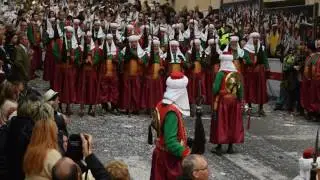 Arrancà esquadra Filà Magenta 2016. Toma frontal