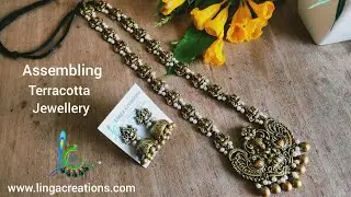 Assembling terracotta jewellery
