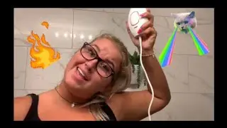 Trying not to burn my skin off! | Kenzzi at home laser