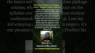 Online Carnatic Vocal Classes &ndash; Student Review | Sangeetha Vedika Academy