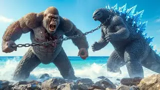 Part 2 | King Kong vs Godzilla | Ocean Monster Battle in a Deadly Prehistoric Earth Movie World