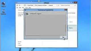 How to change display language in Windows 8.