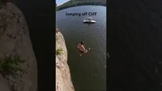 Jumping off a Cliff on CT River
