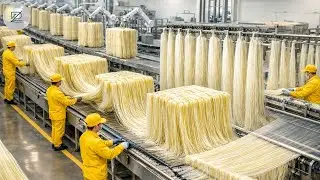 Dentro de una f&aacute;brica de fideos de Taiw&aacute;n: tradici&oacute;n producida con tecnolog&iacute;a moderna