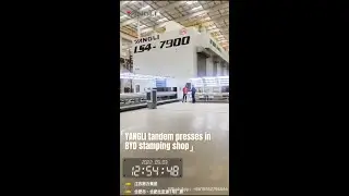 7900ton YANGLI tandem presses in BYD stamping shop! #YANGLIGROUP #automotive #BYDauto #stampingpress