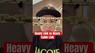 Difference between Heavy Link vs Heavy Cable Link #jacoje #heavylink #goldchain #goldjewellery