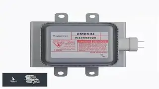 New W10693025 Magnetron 2M253J for Whirlpool Microwave Oven WMH31017FS Repair Part Replace