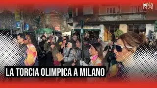 Milano-Cortina, la torcia olimpica è arrivata in città