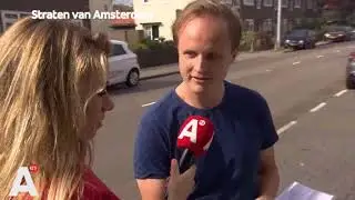 Lucas Ellerbroek op AT5 (Straten van Amsterdam: Meteorenweg)