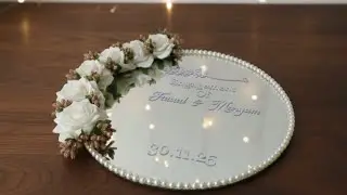 A beautiful start to forever 💍Engagement tray made with love & grace ✨ 
