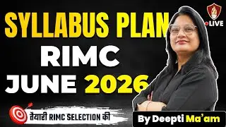 RIMC June 2026 | RIMC English Syllabus Plan | RIMC Entrance Exam | Deepti Mam | Sukhoi Academy