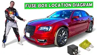 Схема расположения блока предохранителей Chrysler 300 2014 2015 2016 2017 2018 2019 2020 2021 2022 2023 2024