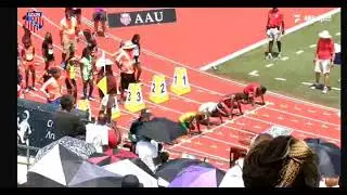AAU 100m national gold medalist 🥇