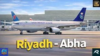 Saudia A330-300 | Riyadh to Abha | Full Flight | RFS- Real Flight Simulator
