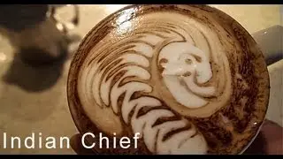 Latte Art Guide Indian Chief