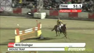 Will Enzinger and Mouse Trap Exhibition Eventing Royal Melbourne Show 2013