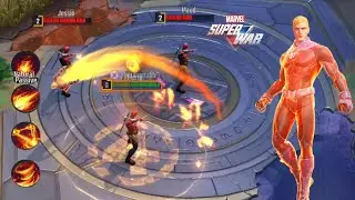 Hero Ability Showcase : Human Torch | Marvel Super War