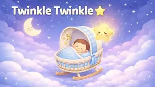 Twinkle Twinkle Little Star ⭐ | Calm Lullaby for Babies | Bubble Pop Friends