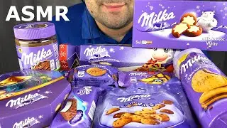 АСМР Сладости Милка Мукбанг (Шоколад, печенье, конфеты, шоколадная паста) Итинг