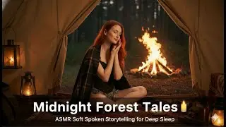 Midnight Forest Tales 🕯️ ASMR Soft Spoken Storytelling for Deep Sleep
