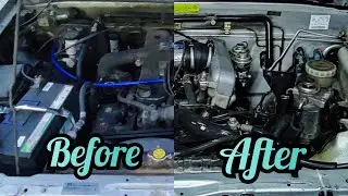 Super Cleaning The Diesel 4JB1 Engine Bay | Isuzu Invader TFR | Chasing Thai Style