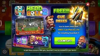 8ball pool free Equalizer cue / golden shot reward..