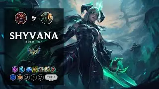 Shyvana Top vs Gangplank - EUW Challenger Patch 12.13