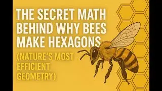 The Secret Math Behind Why Bees Make Hexagons (Nature's Most Efficient Geometry)