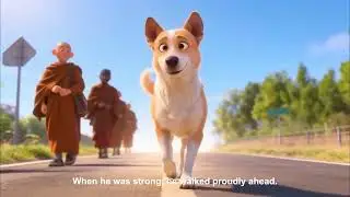 Aloka The peace dog❤️ | Animated short story | #adoptstrays #trending #communitydogs#love #humanity 