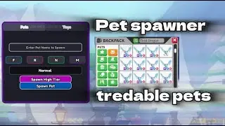 ❄️WINTER UPDATE❄️ Adopt me NEW PET SPAWNER (TRADEABLE & KEYLESS) | Adopt Me Script 2025
