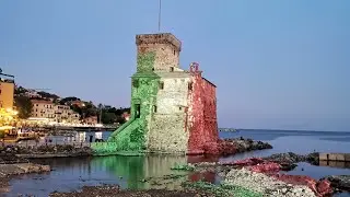 Walking Tour around the world- Rapallo-Italy 4K ( DJI Osmo Pocket cinematic )