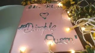 Trending Nameart ll🎀ll #DIY#Craft#lettering with Glitter✨️#Alia Bhatt💗Dimple queen 👑 #viral video🔥.l