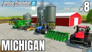 COMBINE S790 of CASE STEIGER NEW HOLLAND Farming Simulator 22 | FS 22 | MICHIGAN # 8Timelapse