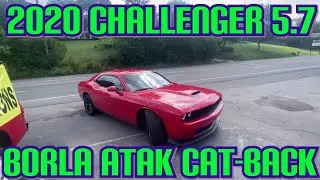 2020 Dodge Challenger R/T 5.7L HEMI DUAL EXHAUST w/ BORLA ATAK CAT-BACK!