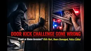 Viral Door Kick Challenge - Teens Face Arrest