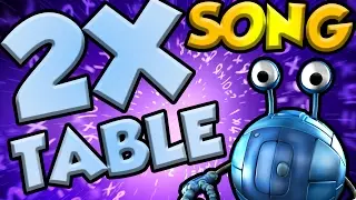 2 TIMES TABLE SONG - 2x TABLE ADVENTURE
